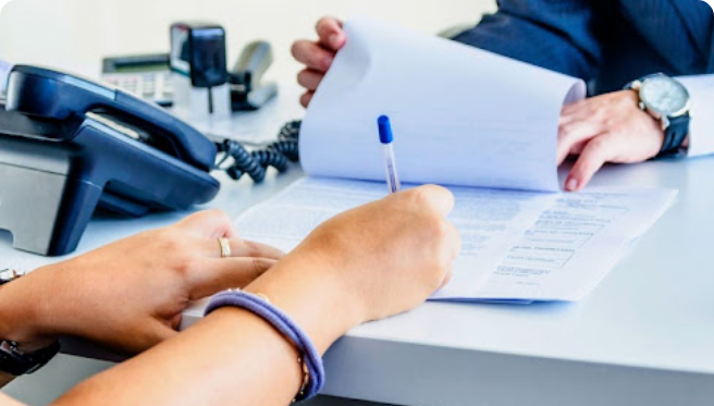 Signing documents